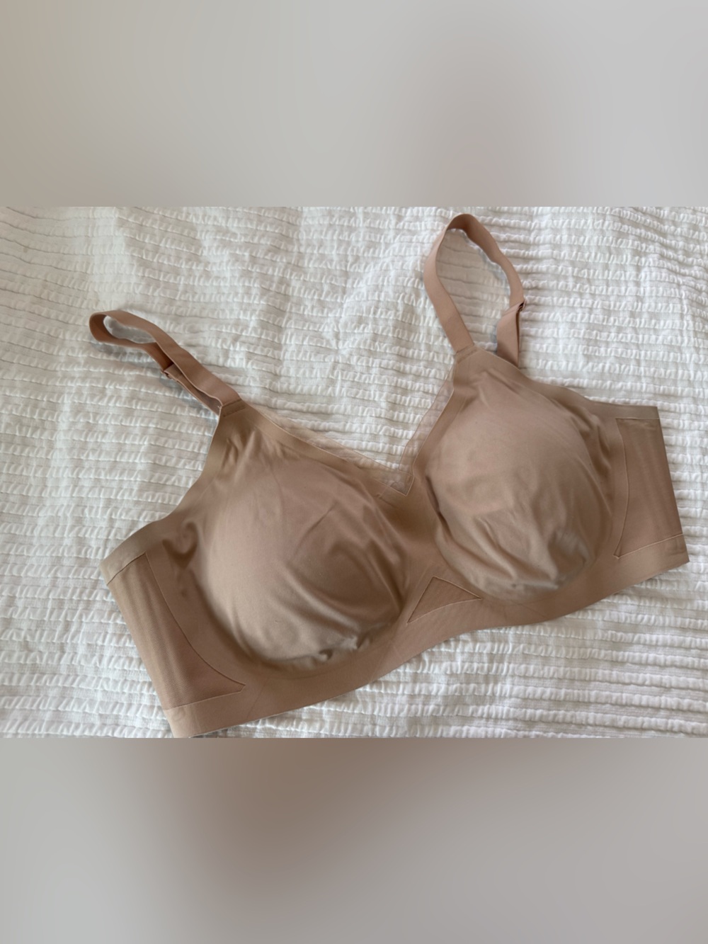 Honeylove Seamless Nude Full-Coverage Wireless Bra EUC 1036